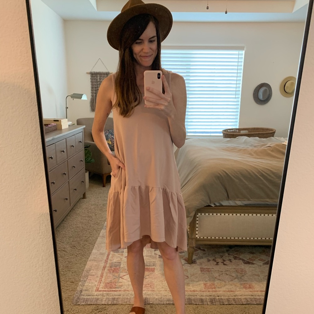 Leith Sleeveless Drop Waist Dress